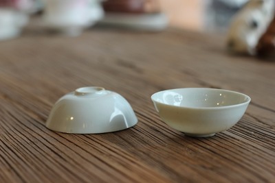 民国德化孙存捷蛋壳杯 纯手工龙窑柴烧功夫茶小杯子 薄胎老茶杯