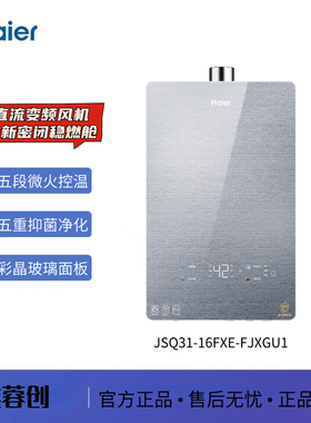 海尔JSQ31-16FXE-FJXGU1燃气热水器下置风机密闭稳燃舱水气双调节