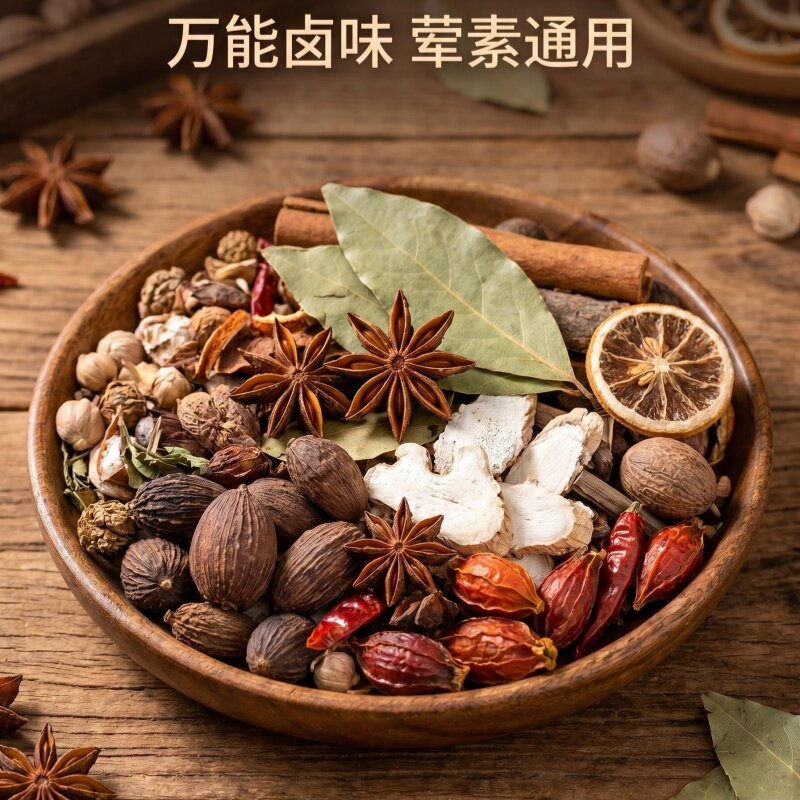 传统鸭霸王卤料包专研香料卤鸭脖鸭头家用全能卤味荤素通用调料包