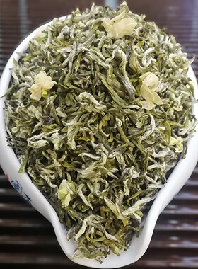 君子水飘雪四川浓香特级茉莉花茶