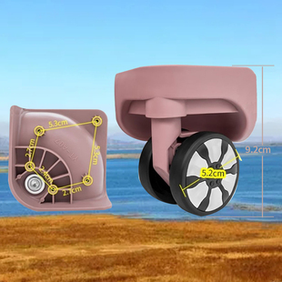 轱辘拉杆箱行李箱中泰811万向轮8810轮子旅行箱XM-6滚滑轮替换138