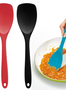 牛货FDA一体式硅胶小锅铲 不粘锅平底锅耐高温厨房烹饪用具铲勺子