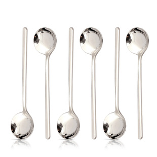 马克杯勺 SUS304不锈钢咖啡勺子 短柄小号甜品勺 雪糕铲勺子