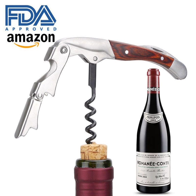 出口订单！高档红酒开瓶器 不锈钢多用 海马刀啤酒开酒器起子