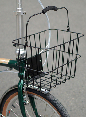 小布折叠自行车p8d7d10可拆卸车菜篮车筐篮子宠物蓝购物篮acline