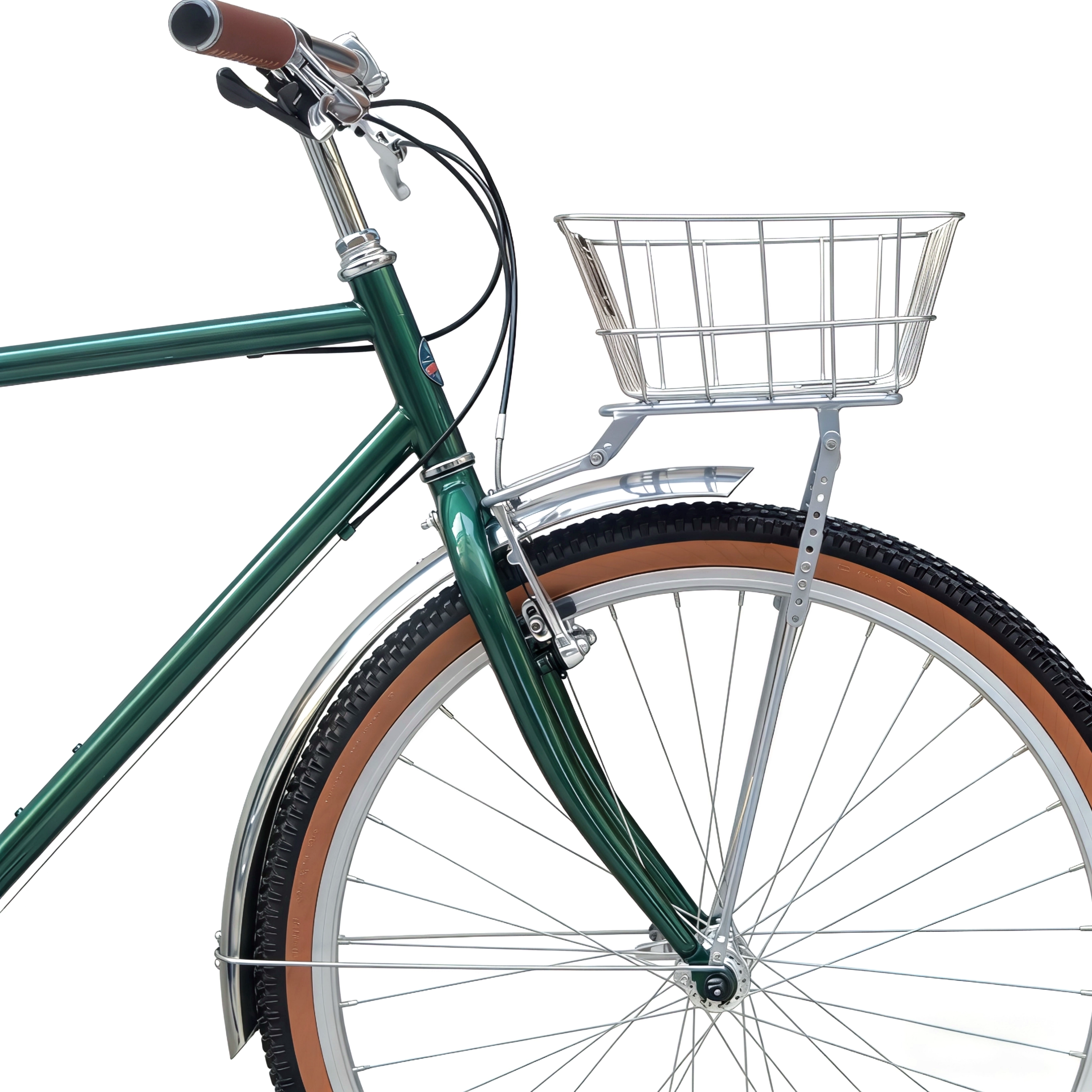 钢架车公路车折叠自行车20寸24寸26寸27寸700c复古前置后置小货架