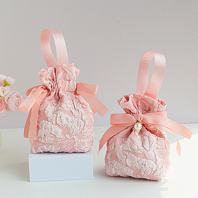 结婚专用伴手礼糖果布袋中式高级