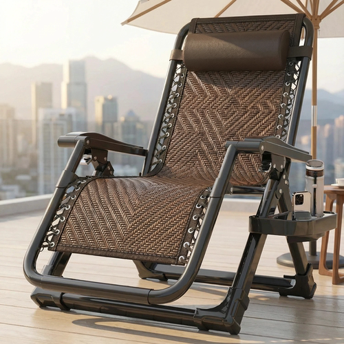 藤椅折叠午休办公室成人夏天