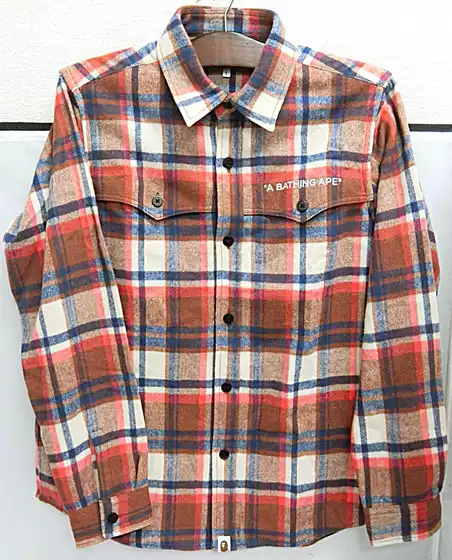 Bape Wool Shirt Size L