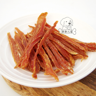 十年老店 胖刺儿家私房小食 耐嚼香烘鸡肉条80g 手工宠物零食