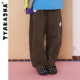 咖色百搭休闲长裤 TYAKASHA塔卡沙男女情侣款 新款 子2026春季 裤