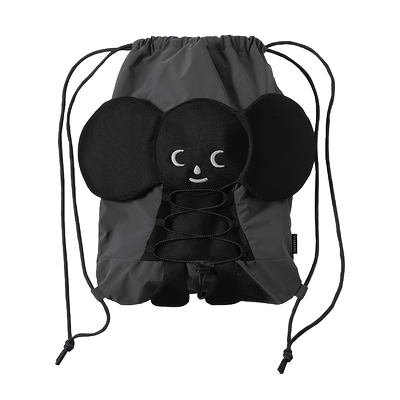 TYAKASHA塔卡沙书包运动拉绳背包束口袋趣味ORING造型双肩包