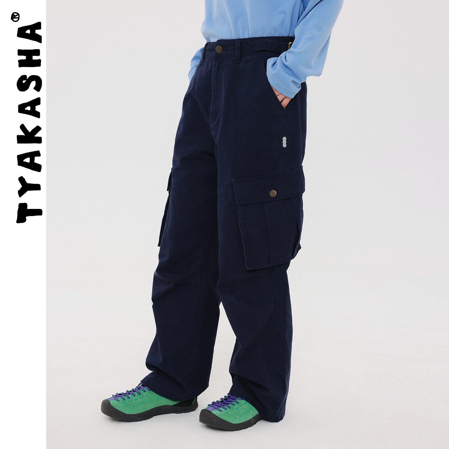 TYAKASHA塔卡沙男女情侣款裤子2025冬季新款工作装休闲裤