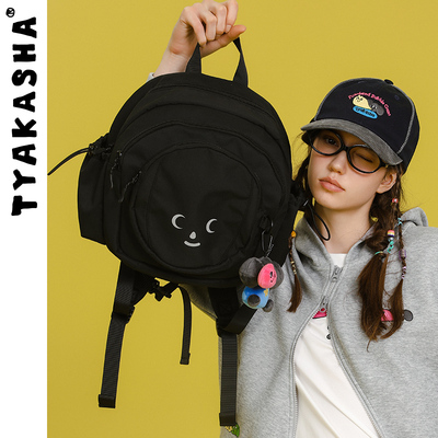 TYAKASHA塔卡沙双肩包黑色ORING趣味背包双肩背包2025新款书包