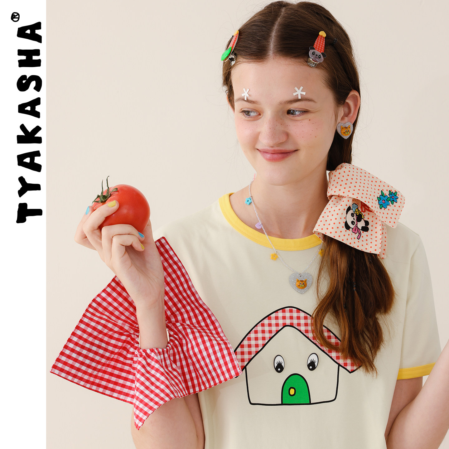 TYAKASHA塔卡沙发圈2026新款甜美少女扎马尾发绳百搭发饰头饰发圈
