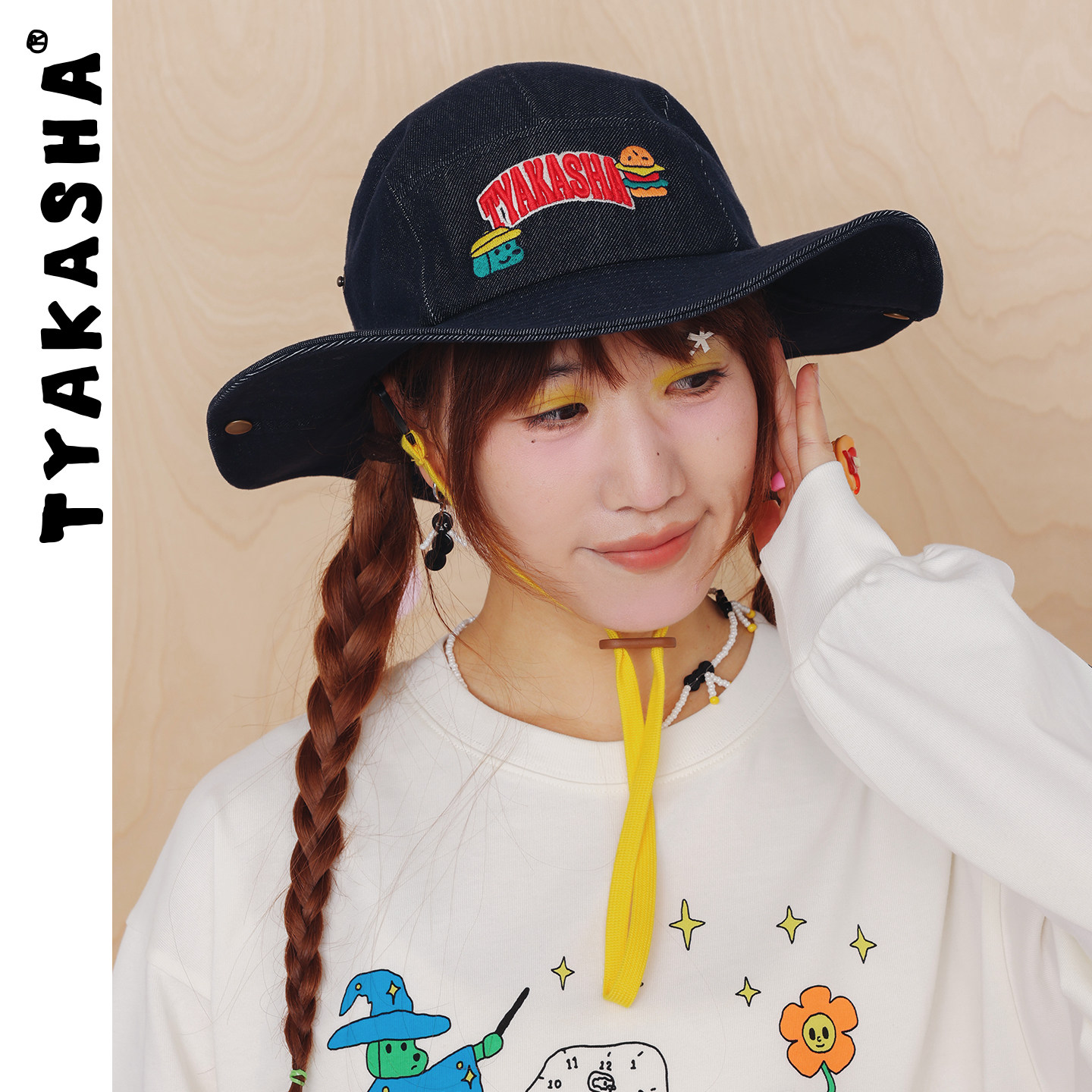 TYAKASHA塔卡沙帽子2026春季新款男女款牛仔遮阳帽渔夫帽 - tyakasha官方旗舰店出品