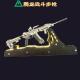 三角洲Z行动枪模型m416腾龙突击加发光展台收藏工艺品摆件礼物
