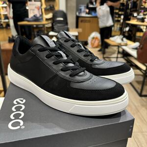 ecco爱步男鞋 新款春秋真皮透气拼接百搭舒适休闲减震板鞋 504804