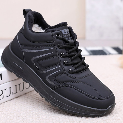 冬季新款老北京布鞋加绒加厚保暖