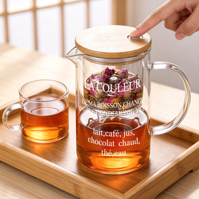 玻璃泡茶壶茶水分离飘逸杯冷水壶