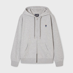 【黑炭】韩国直邮WHO.A.U 2025男女款小熊拉链连帽卫衣WHMZG2211U