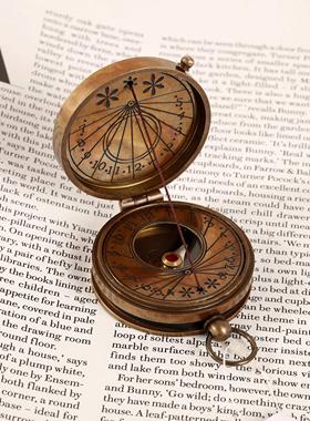 指南针日晷双用装饰摆件