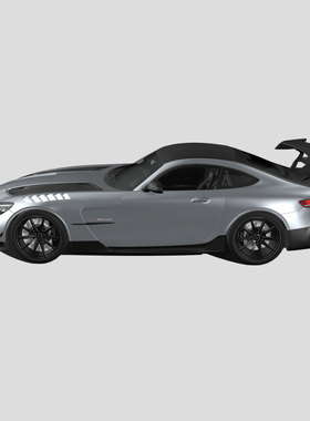 梅赛德斯奔驰AMGGT汽车3D模型三维轿车FBX模型PBR写实模型Blender
