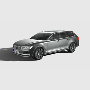395.沃尔沃V90旅行车 Volvo V90 Estate 2020 3D模型 FBX汽车模型