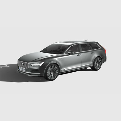 395.沃尔沃V90旅行车 Volvo V90 Estate 2020 3D模型 FBX汽车模型