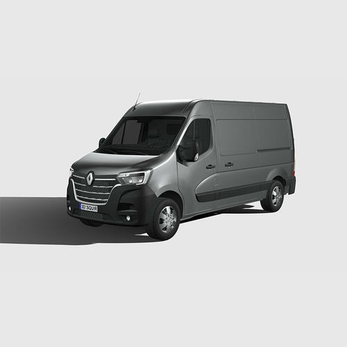 335.雷诺 Renault Master L2H2 2020 3D模型 FBX汽车模型源文件