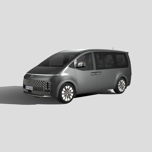现代Staria Premium 汽车3D模型 三维轿车FBX写实模型 Blender