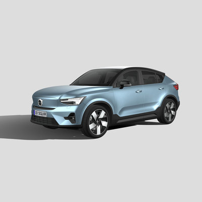 沃尔沃 C40 新能源 汽车3D模型 三维轿车FBX PBR写实模型 Blender