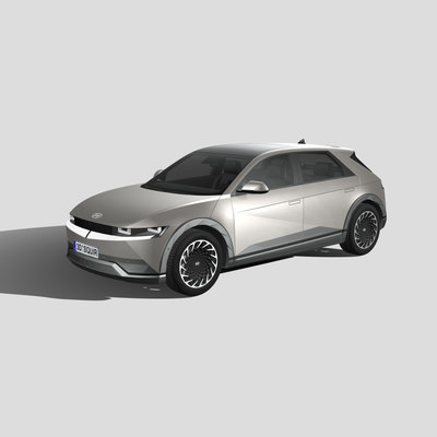 现代 Ioniq 5 汽车3D模型 三维轿车FBX模型PBR写实模型 Blender