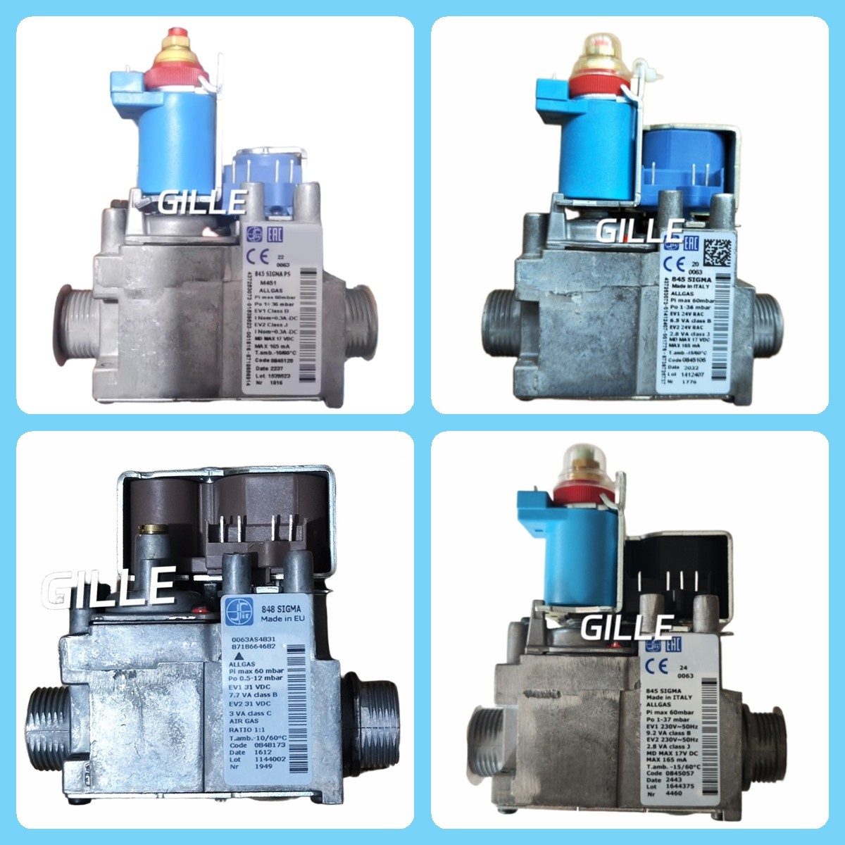 德国 博世845燃气 壁挂炉 燃气阀比例阀 欧洲之星 贵族 盖世 7100