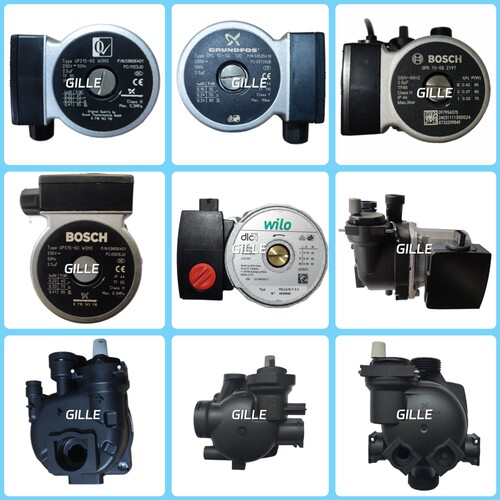 适用博世壁挂炉水泵 格兰富 威乐燃气配件原装电机马达 后壳 底座