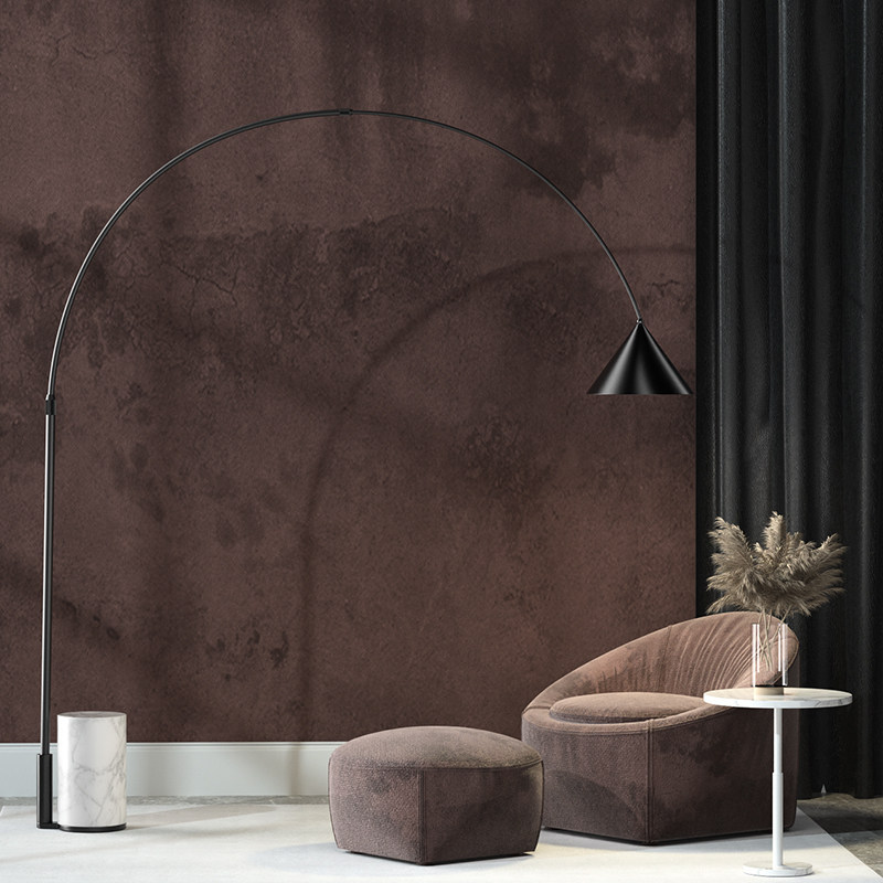 소파 판매 사무실 모델 룸 포물선 대리석 낚시 램프 거실 플로어 램프 옆에 스탠드 램프 디자이너 커피 테이블