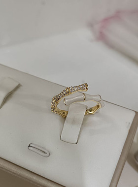 韩国时尚戒指  滴油材质女夏天百搭连衣裙清晰铜底材料