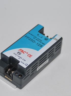 原装正品嘉准F&C导轨电源FP25D-12S 25W 12V 2A(短路,过负压保护)