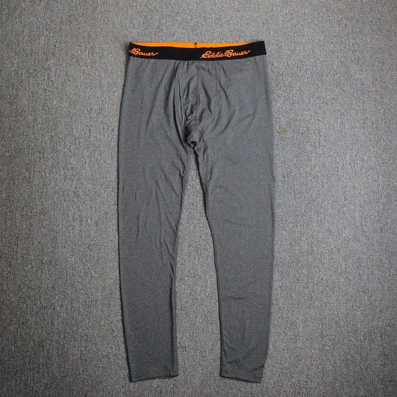 秋款男士外贸薄弹力保暖吸汗透气棉毛裤速干户外功能内裤打底紧身