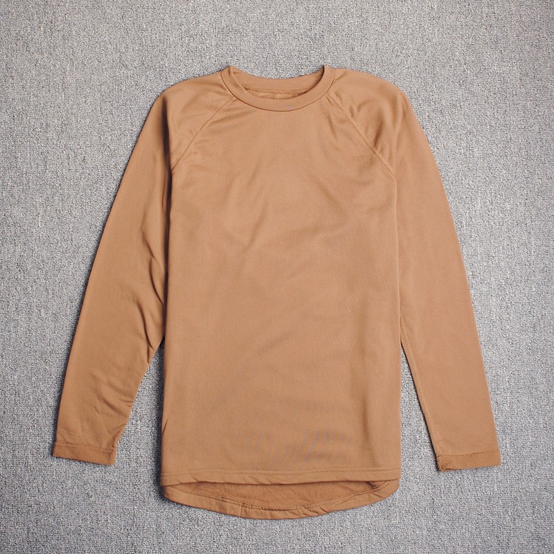 秋冬男外贸速干保暖户外抓绒弹性功能内衣军迷战术打底上衣加大码