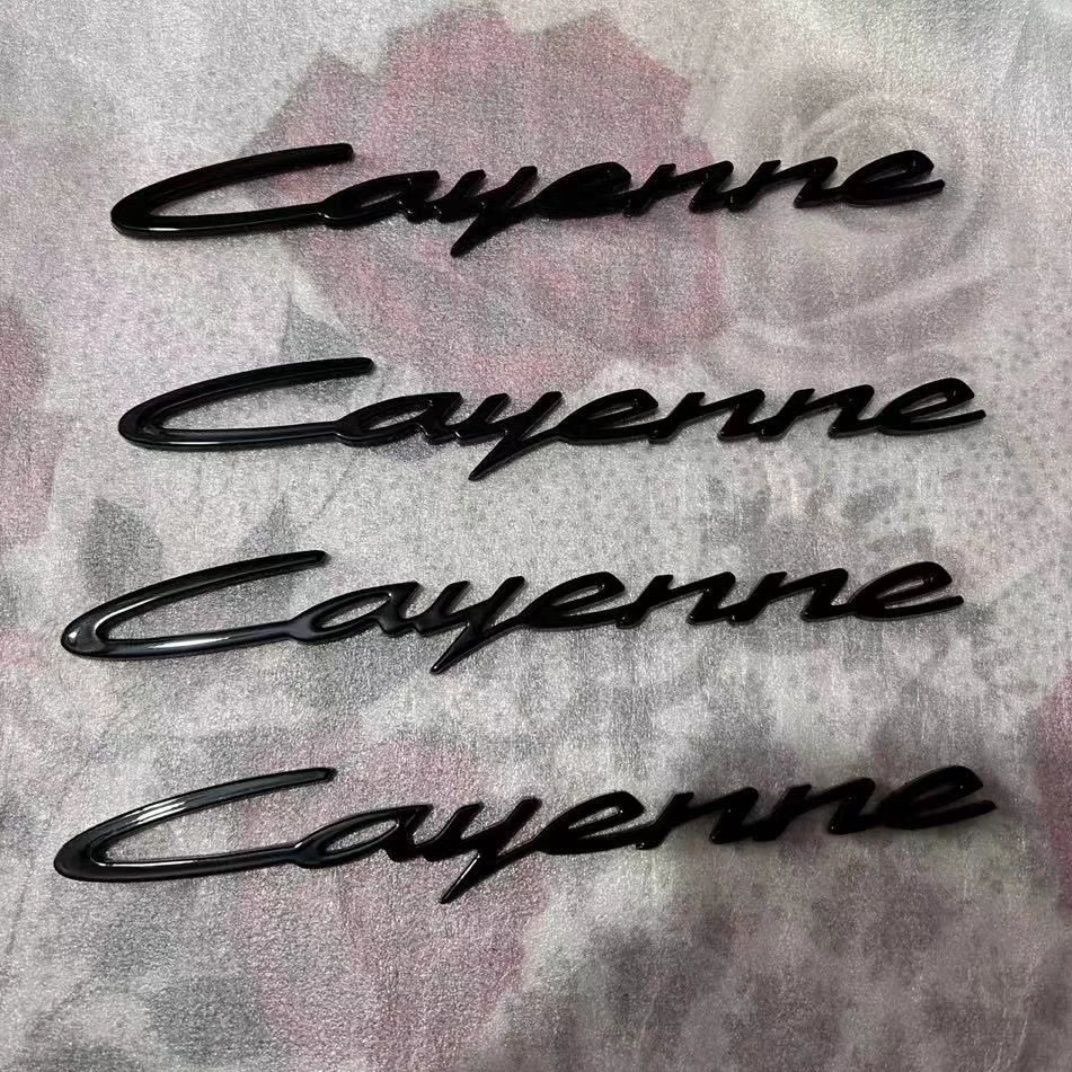 保时捷24款cayenne卡宴车标尾标