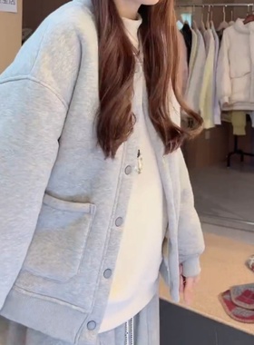 网红2023新款套装单排扣显白休闲外套韩版卫裤时尚减龄两件套女潮