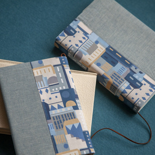 EchoKid手工书衣手账封皮保护套布艺书套作家主题系列之帕慕克