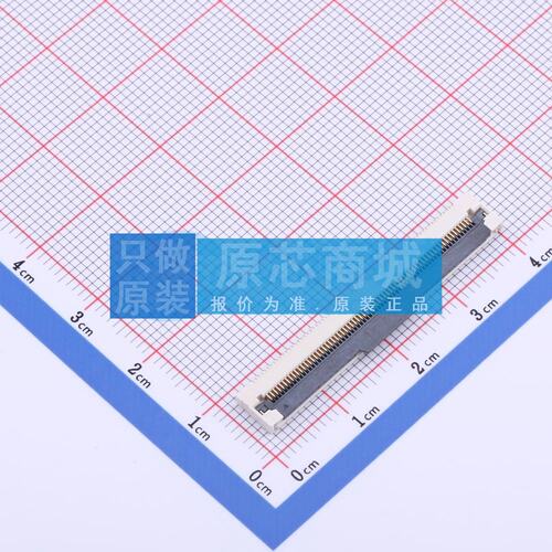 连接器 THD0527A-68CL-GF SMD,P=0.5mm,卧贴 翻盖式 68P 下接