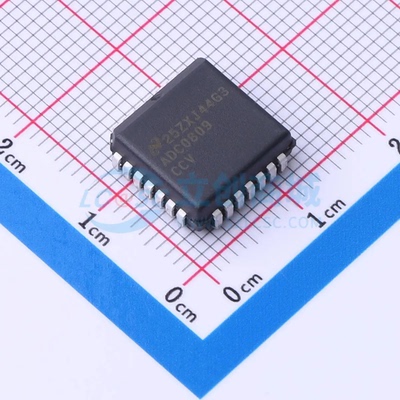 模数转换芯片ADC ADC0809CCV/NOPB PLCC-28(11.5x11.5) 原装正品