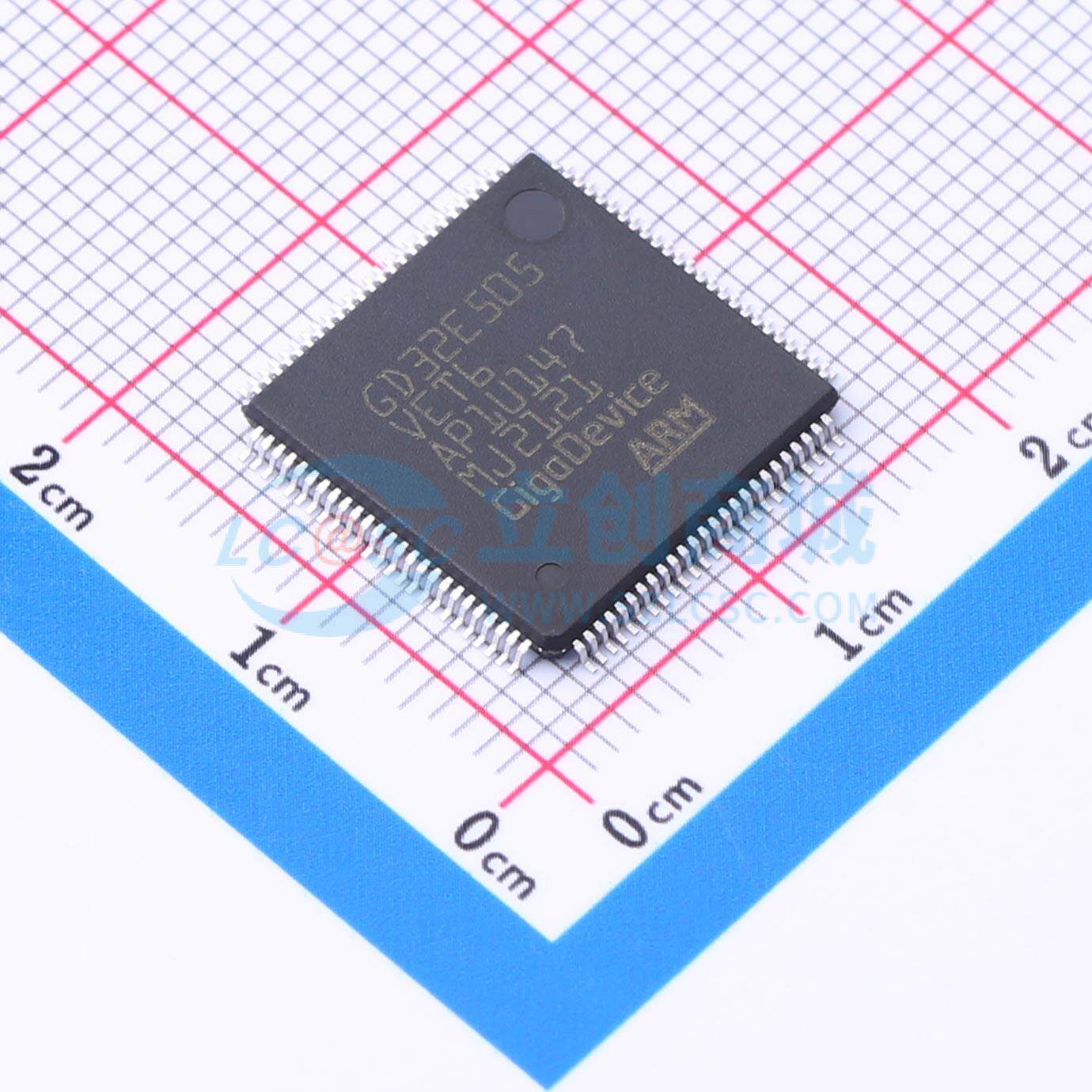 单片机(MCU/MPU/SOC) GD32E505VET6 LQFP-100(14x14) 电子元器件