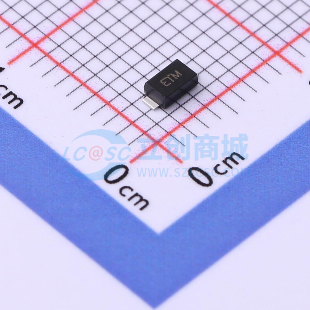 TVS/ESD管 P4SMFJ7.0CA SOD-123FL 7V 33.33A Leiditech(雷卯电子