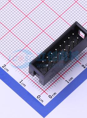 连接器 321016RG0ABK00A01 弯插,P=2.54mm 2x8P 简牛座
