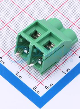 螺钉式接线端子 MX762-7.62-02P-GN01-Cu-PS-A 插件,P=7.62mm 1x2