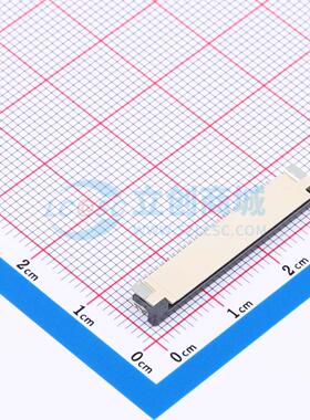 连接器 FPC-1.0AS-24PWCR-H25 SMD,P=1mm,卧贴 抽屉式 24P 上接